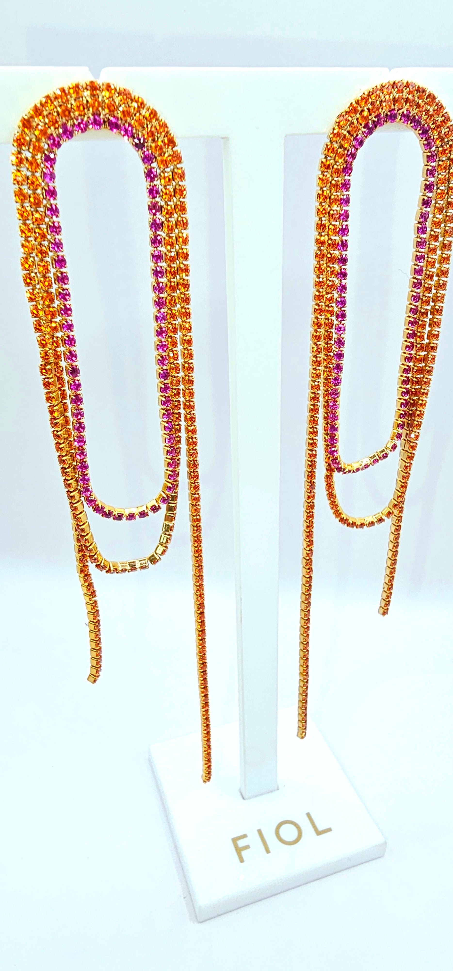 Malibu moon gold earrings