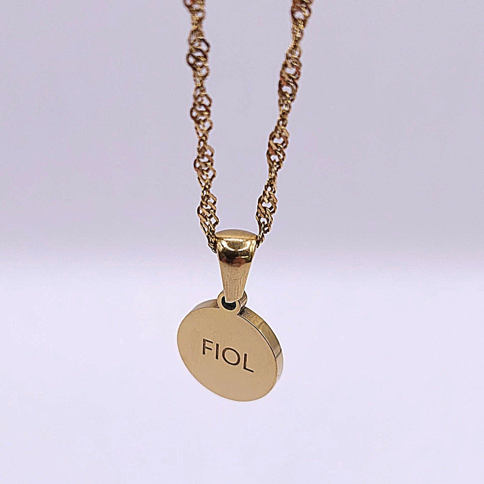 Fjord gold necklace
