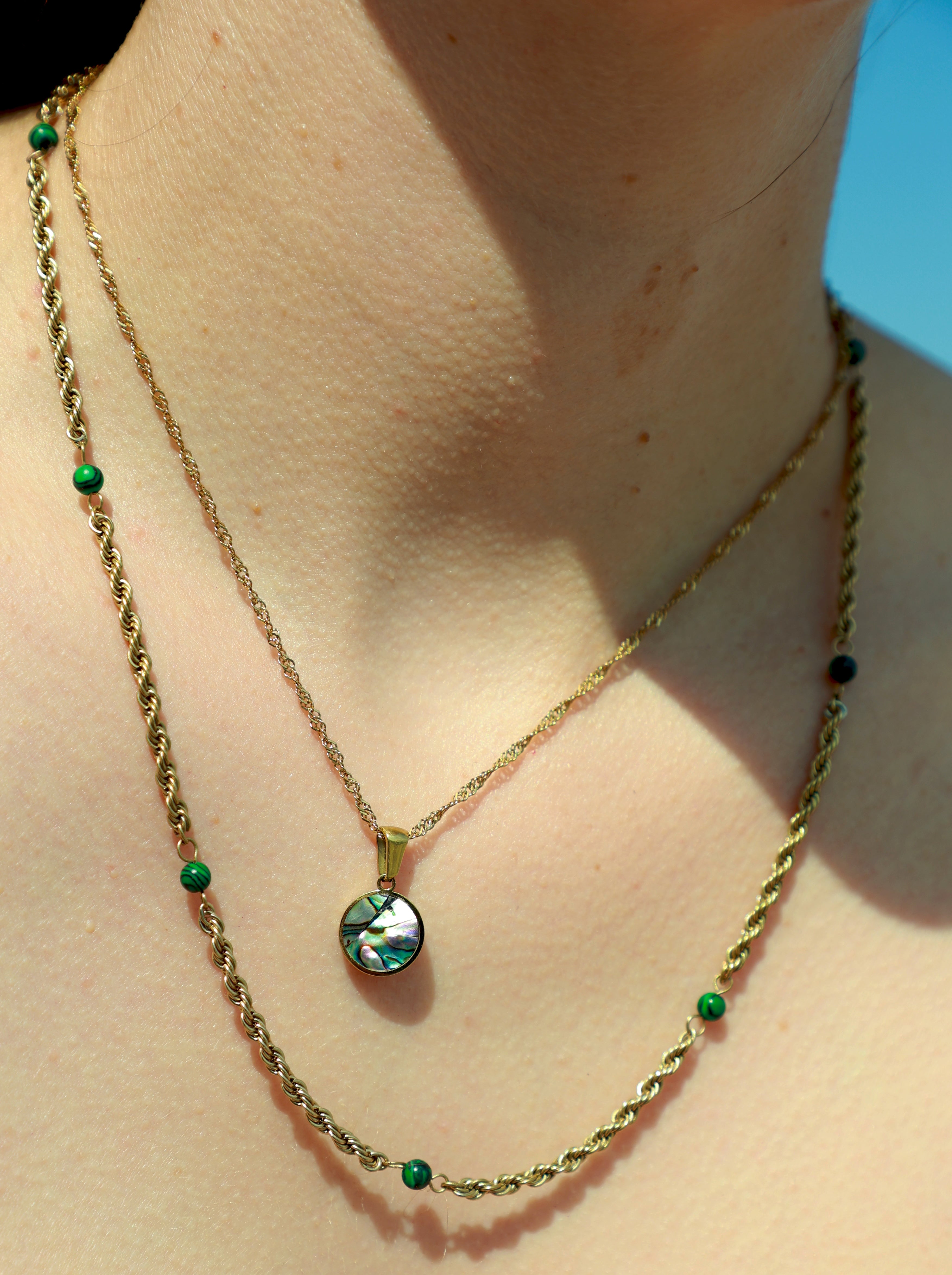 Fjord gold necklace